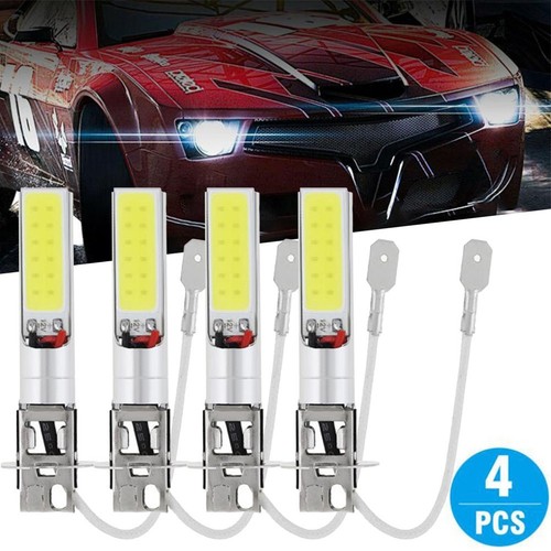 4x H3 Super Bright 80W COB LED-Headlight Kit Fog Driving Bulbs 6000K White - Picture 17 of 23