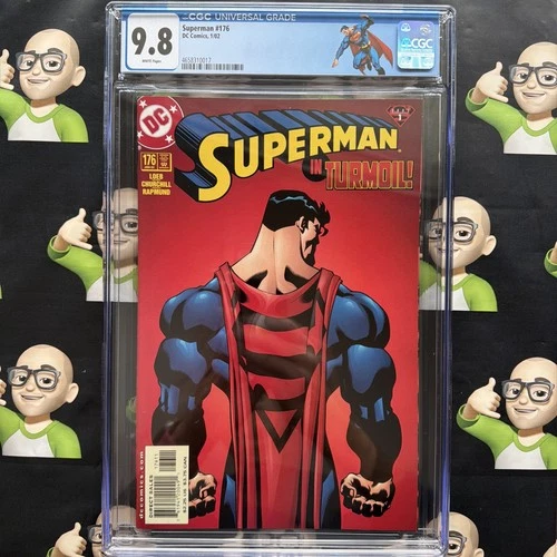 Superman #176~CGC 9.8~Custom Label~Martian Manhunter~🔥HIGHEST GRADE🔥TOP POP🔥