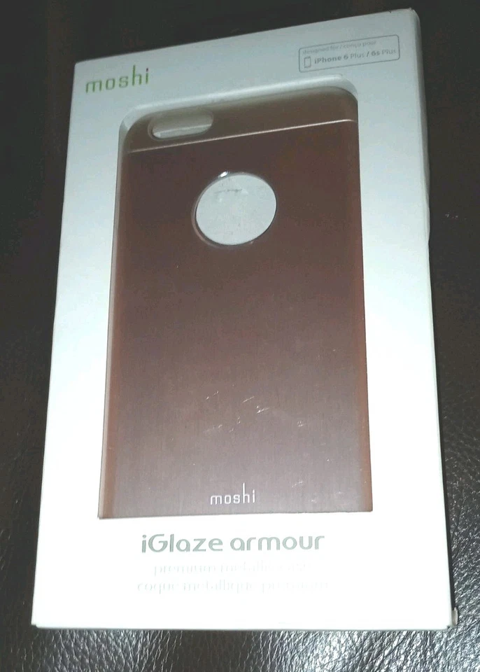 Funda de aluminio Armour Premium Moshi para iPhone 6 Plus/6s Plus-oro rosa lista $50 Foto 2 de 4