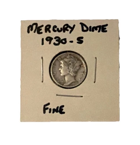 1930 S Mercury Dime San Francisco Fine Silver 10C