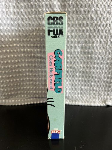 Garfield Goes Hollywood VHS Tape 1990 Classic Animated Cartoon CBS Fox Video - Picture 2 of 7