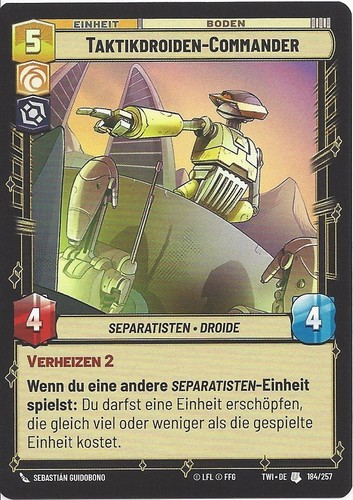 Star Wars Unlimited - Niedergang der Republik (TWI) - Einzelkarten 🇩🇪 136-257 - Bild 78 von 195