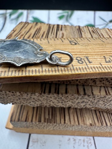ANTIQUE 19th century Pendant carved SILVER 84 traveling amulet russian souvenir - Picture 14 of 18