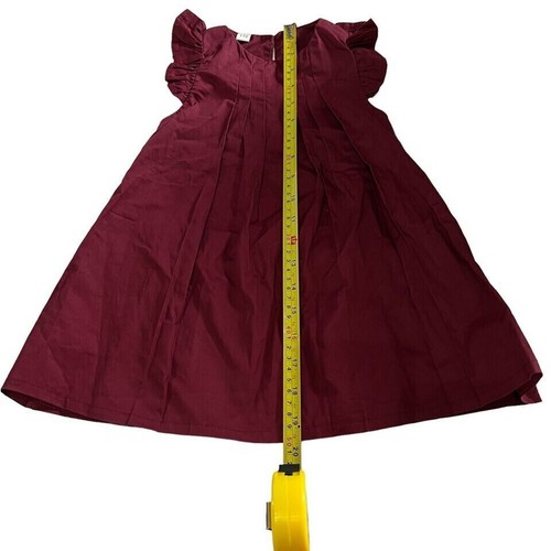 Vestito bambina tg 4t-5t marrone scuro cappuccio maniche praga tg 110 - Foto 6 di 9