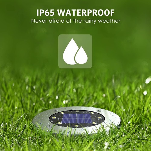 Energy Efficient Solar Garden & Pathway Lights - Pack of 12 Elegant Fixtures - Picture 8 of 8