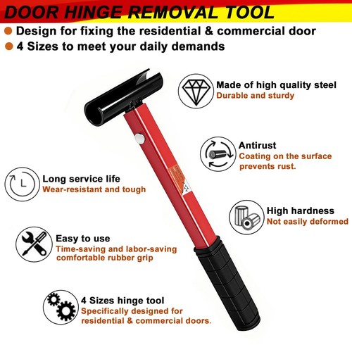 4 in 1 Door Hinge Adjustment Tool, Hinge Gap Adjusting Wrench Kit with Door P... - Bild 4 von 7