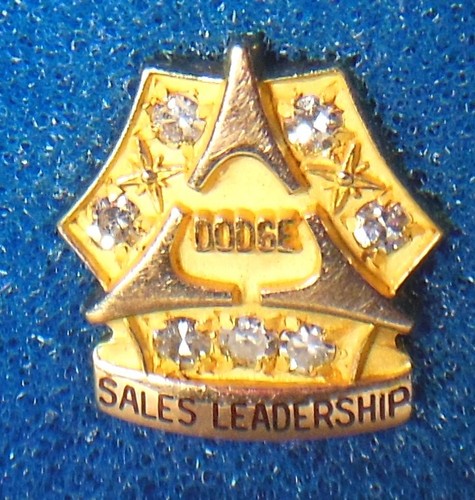 3 DODGE Co. Mitarbeiterservice VERKAUFSFÜHRUNG Auszeichnung 10K Krawattennadeln mit echten 💎's - Bild 9 von 16