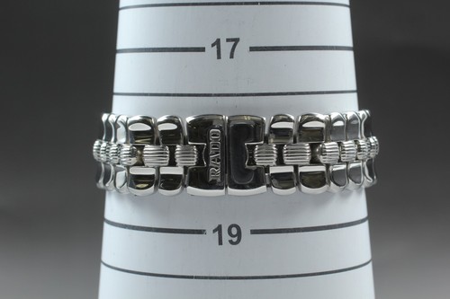 [N MINT] RADO Jubile 129.3763.4 Black Dial Date 12P Diamond Quartz Unisex Watch - Picture 11 of 12