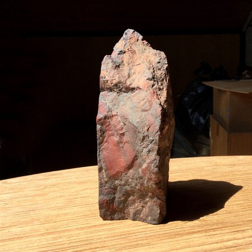Cut Natural Jaspilite Crystal Slice Standing Stone Iron Red Jasper Display Rock - Picture 4 of 11