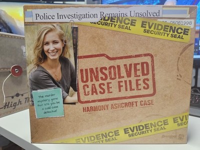 Unsolved Case Files Harmony Ashcroft Cold Case Murder Mystery Party Game New Box