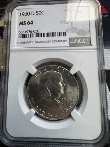 1960 D Franklin Half Dollar NGC MS64