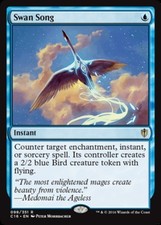 Moderate Play, English MTG Regular Swan Song Commander 2016 Magic the Gathering