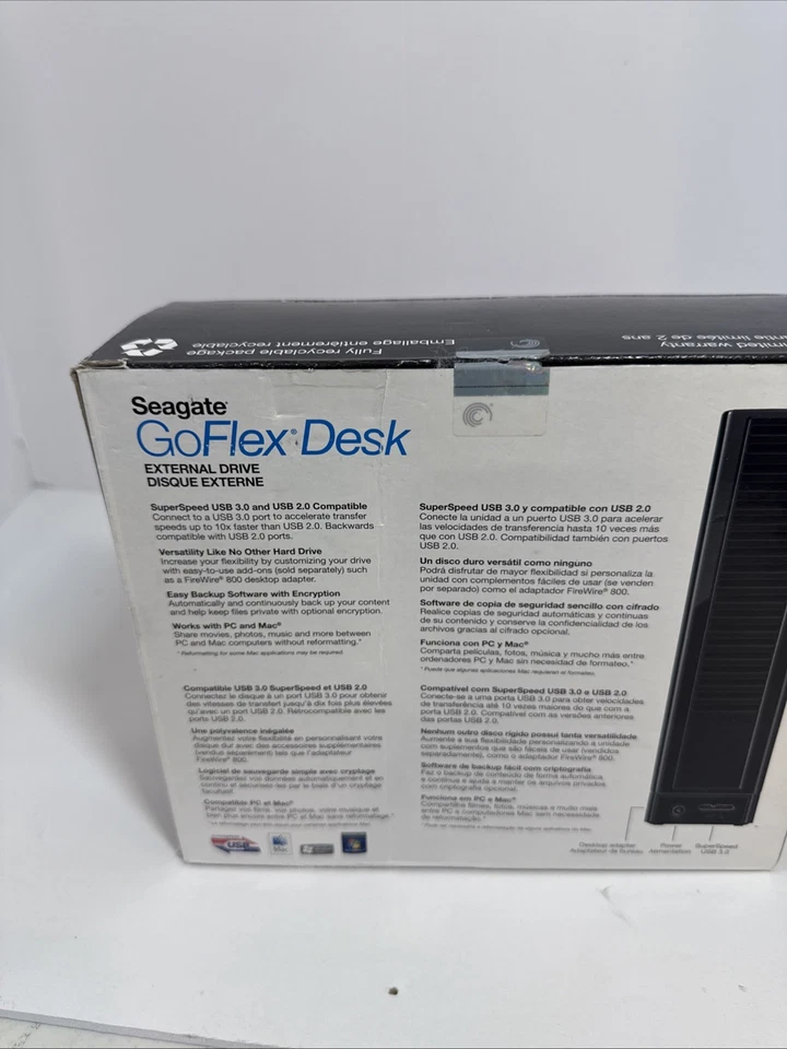 Seagate GoFlex 2TB,External,5900RPM (STAC2000106) HDD - Image 3 of 4