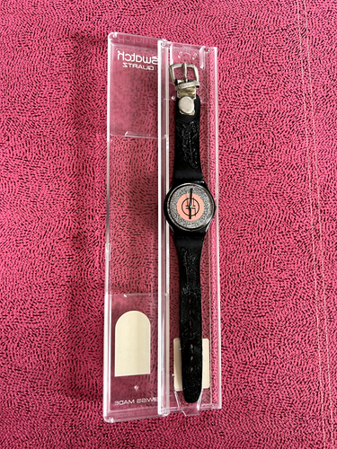 SWATCH GB116 MACKINTOSH 1987 GENT RARE Collezione Kiki Picasso GARANZIA VINTAGE - Foto 2 di 4
