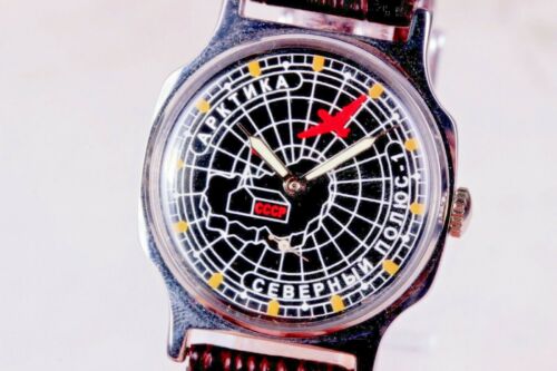 Man's watch Soviet watch Pobeda ARCTICA Mechanical vintage watch USSR - Picture 3 of 12