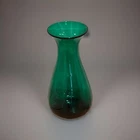 Blenko Glass #7029 Emerald Green Floor Vase  16 Inches
