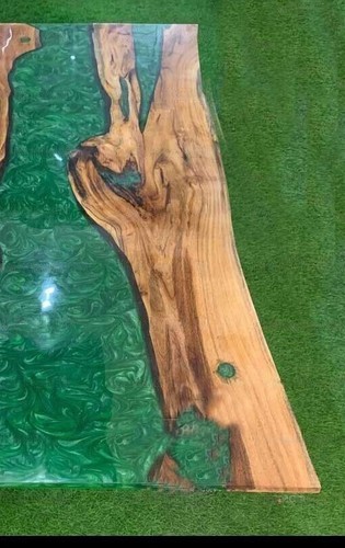 Luxurious Epoxy Resin Dining & SofaCoffee Table Handmade Acacia Wooden Furniture - Picture 5 of 7