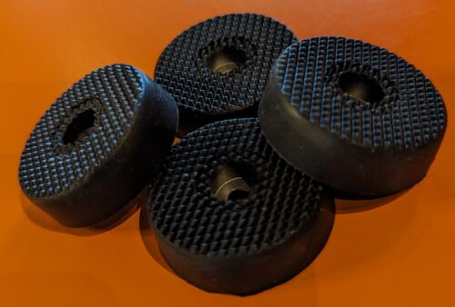 1 1/2" Rubber Feet for Guitar Amps Speaker Cabinets low profile set of 4 - Picture 1 of 2