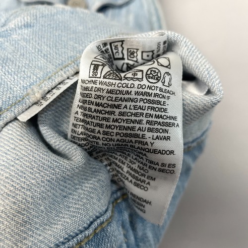 Levi's Women Sleeveless Denim Jean Vest Jacket Size Medium Western Rodeo M281 14 - Bild 9 von 16