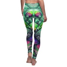 Vibrant Boho Leggings, Yoga Pants, Festival Wear, Athleisure, Activewear, Gift