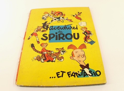 1956 Franquin Dupuis SPIROU Fantasio EO square back orange comic book - Picture 12 of 12