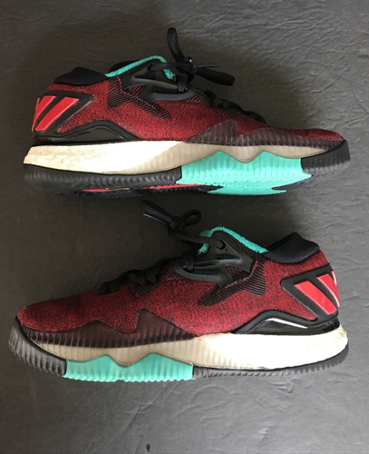 Scarpe da basket Adidas Crazylight Boost Low 2016 GS taglia 5 ROSSO/NERO - Foto 3 di 8