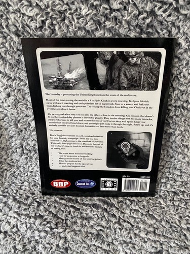 The Laundry RPG : Black Bag Jobs (Cubicle 7, 2011, New) - Picture 2 of 2