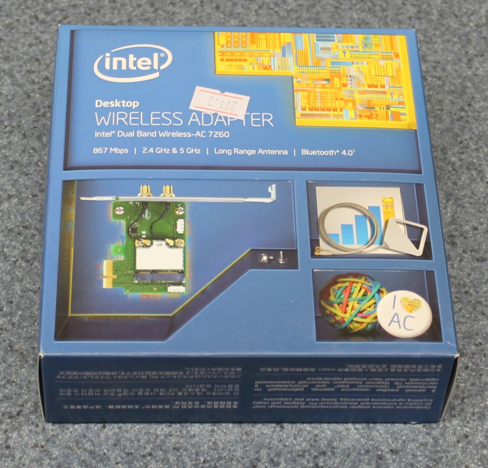 Intel Dual Band Wireless Ac 7260 For Desktop Network Adapter 7260hmwdtx1 R For Sale Online Intel Dual Band Wireless Ac 7260 For Desktop Network Adapter 7260hmwdtx1 R For Sale Online