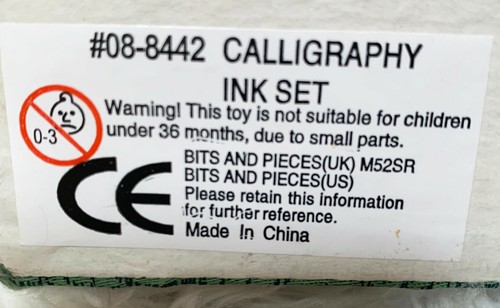 NOS Vintage Oriental Artistic Calligraphy Set - Picture 3 of 4