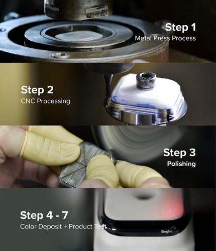 Pour Apple Watch Series 9, 8, 7, SE 45 mm, 40 mm étui protection cadre lunette annulaire - Photo 42 sur 268