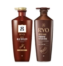 RYO Hongjindan Korean Red Ginseng Shampoo& Treatment Set 820ml Each Conditioner