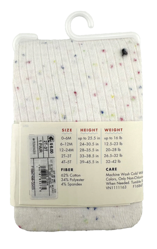 Cat & Jack Baby Girls’ & Girls’ Fashion Strumpfhose weiß bunt Punkte & Fuchs Print - Bild 18 von 20