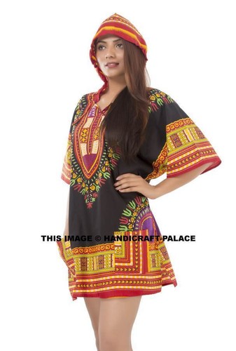 Hippie Dashiki Men Shirt African Vintage Women Top Haute Tribal Blouse One Size - Bild 32 von 38