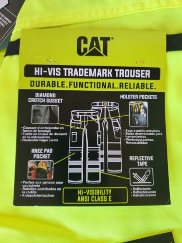 Pantalón Caterpillar para hombre marca de alta visibilidad talla 36X30 - Imagen 2 de 9