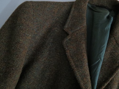 VTG Arthur M Rosenberg New Haven J Press style Harris tweed sport coat 40 R - Picture 6 of 11