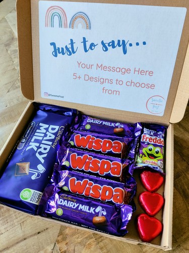 CHOCOLATE HAMPER Birthday Gift Box Letterbox Sweets Present Chocolate Gift - Picture 29 of 107