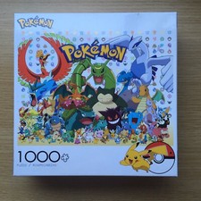 Pokemon Pikachu Jigsaw Puzzle Buffalo Games 1000 Pieces #10600 Ages USED 