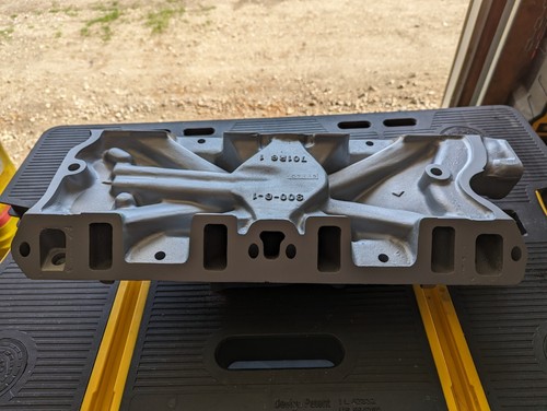 Rare Holley Dominator Intake Ford 289 302 5.0 Mustang HO Hipo Cougar Tbird F150 - Foto 7 di 10