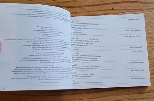 Mozart's Don Giovanni - 3 Audio Cassettes in Box with Libretto Booklet - Picture 8 of 9