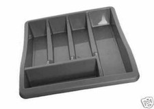 5 COMPARTMENT CUTLERY TRAY ORGANISER TIDY HOLDER STORAGE INSERT DRAWER KITCHEN