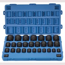 Grey Pneumatic 8029 3/4" Drive  29 Piece Shallow Impact SAE Master Set