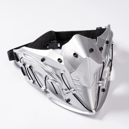 Cyberpunk Half-face Mask Protective Gear Mask Shooting Cosplay Props - Picture 7 of 9
