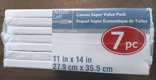 Canvas Super Value Pack Artist's Loft 7 Pc 11" x 14" NEW & SEALED!! PLS READ! - Picture 9 of 9