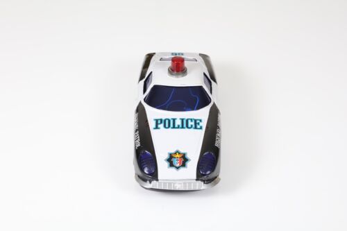 Daishin Japan Vintage Ferrari 275 GTB Tin Toy Police Car . Works. Video. - Picture 8 of 11