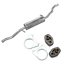 Mittelschalldämpfer + Zubehör Auspuff für Seat Alhambra 1.9TDi 130/140/150PS