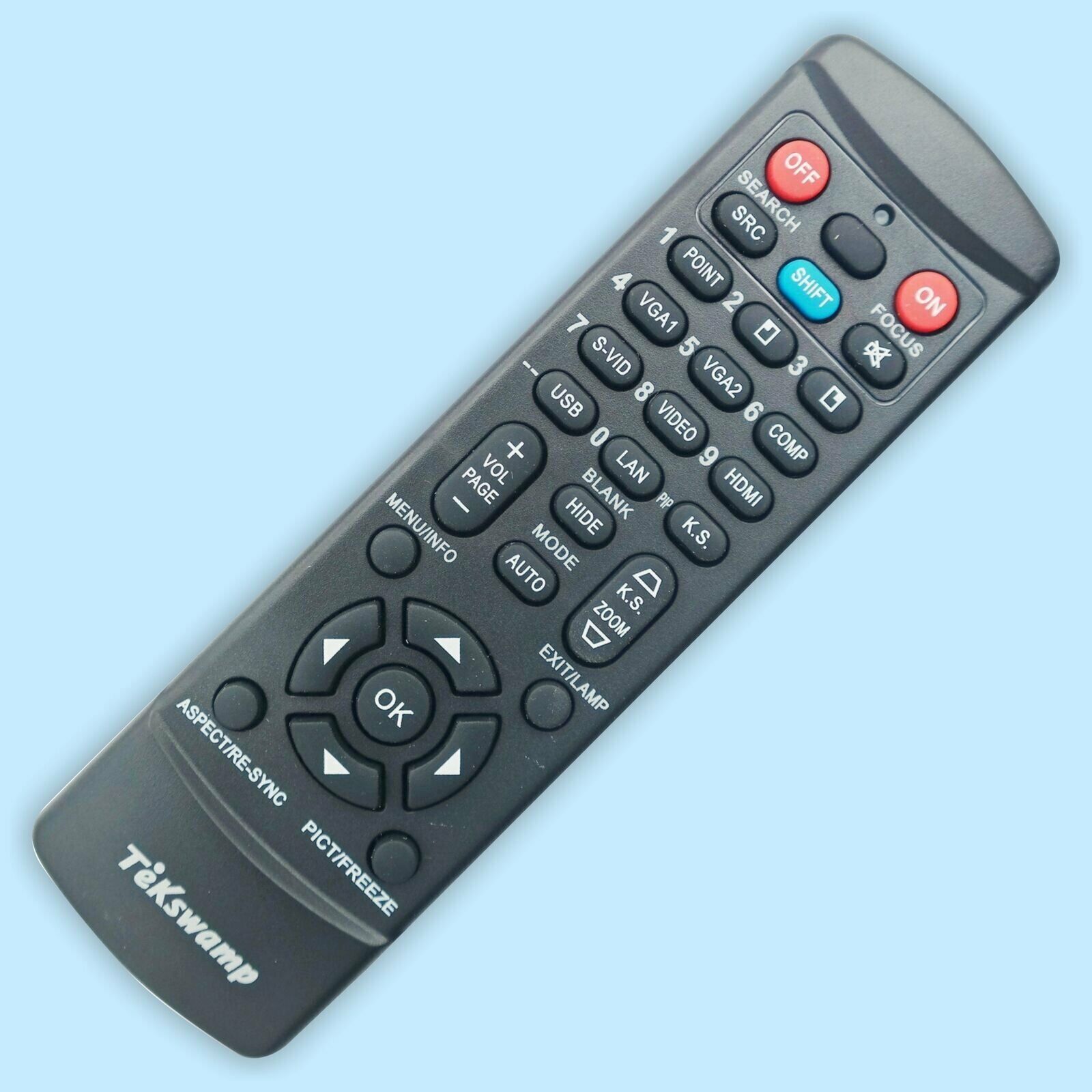 NEW Projector Remote Control for Promethean PRM-35AV1 PRM-25 PRM-45 PRM-45A