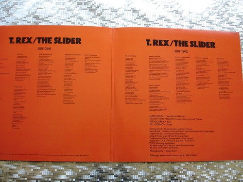 T. Rex ‎ ~ The Slider ~  Vintage  LP     Reprise Records – MS 2095 - Picture 10 of 14