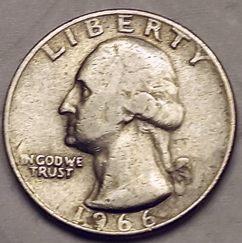 1966 Washington Quarter No MINT MARK Multiple Rim/Date/Lettering/Spacing ERRORS