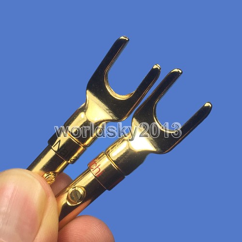4x 4 mm amplificatore rilegatura audio post altoparlante cavo terminale connettore presa - Foto 4 di 9
