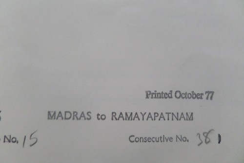 VINTAGE ADMIRALTY CHART MADRAS TO RAMAYAPTNAM - Picture 9 of 9